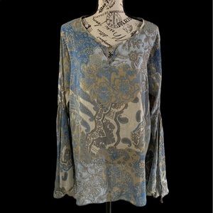 * Details women’s 2X BoHo blouse